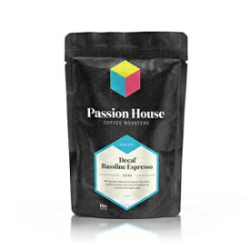 パッションハウスコーヒー「デカフェベースラインエスプレッソブレンド」ミディアムロースト全粒コーヒー - 12オンスバッグ Passion House Coffee "Decaf Bassline Espresso Blend" Medium Roasted Whole Bean Coffee - 12 Ounce Bag