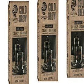 heb Cafe Ole by H‑E‑B Cold Brew Dark Roast Coarse Ground Coffee 12 Oz( Pack of 3)