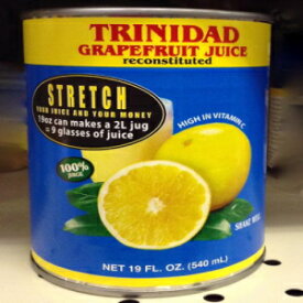 トリニダード グレープフルーツ ジュース - 再構成 19 0z。（6パック） Trinidad Grapefruit juice -reconstituted 19 0z. (6 pack)