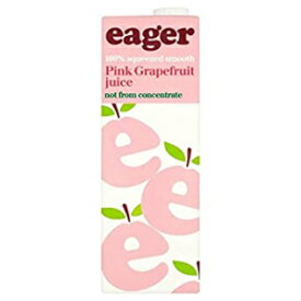 熱心なピンク グレープフルーツ ジュース (濃縮物ではありません) - 1L (33.81 液量オンス) Eager Pink Grapefruit Juice Not From Concentrate - 1L (33.81fl oz)