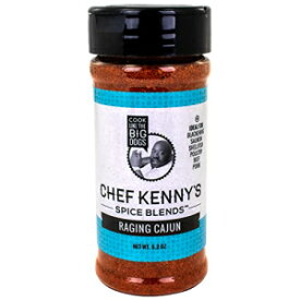 シェフケニーズ スパイスブレンド レイジングケイジャンスパイス 147.4g Chef Kenny's Spice Blends Raging Cajun Spice 5.2 oz