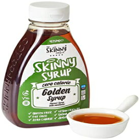 Skinny Foods ゼロカロリー スキニー シロップ - ゴールデン シロップ (425ml) Skinny Foods Zero Calorie Skinny Syrup- Golden Syrup (425ml)