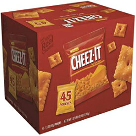 Cheez-it クラッカー、オリジナル、1.5 オンスパック、45 パック/カートン Cheez-it Crackers, Original, 1.5 oz Pack, 45 Packs/Carton