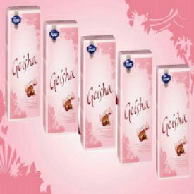 Fazer Geisha ミルクチョコレート 5 箱 ヘーゼルナッツフィリング入り 750g 26 オンス フィンランド 5 Boxes of Fazer Geisha Milk Chocolate with Hazelnut Filling 750g 26 Oz Finland