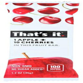 That's It アップルバー、チェリー、12 個 That's It Apple Bar, Cherry, 12 Count