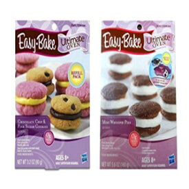 イージーベイククッキーオーブン詰め替えパック (ミニウーピーパイ、チョコレートチップ、ピンクシュガークッキー) - 2ct バンドル Easy Bake Cookie Oven Refill Pack (Mini Whoopie Pies, Chocolate Chip & Pink Sugar Cookies,) - 2 ct bun