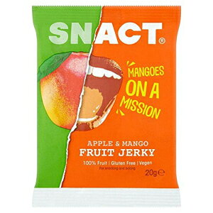 XibN Abv}S[ t[cW[L[ 20g (18.1g) Snact Apple & Mango Fruit Jerky - 20g (0.04lbs)