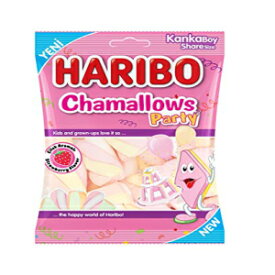 ハリボー チャマローズ パーティー ストロベリー風味マシュマロ、70g Raykush Art Haribo Chamallows Party Strawberry Flavoured Marshmallow, 70g