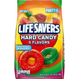 LIFE SAVERS ハードキャンディー 5 フレーバー、50 オンス パーティーサイズバッグ - 2 個パック LIFE SAVERS Hard Candy 5 Flavors, 50-Ounce Party Size Bag - PACK OF 2