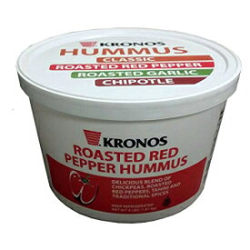 クロノ ロースト赤ピーマン フムス、4 ポンド -- 1 ケースあたり 2 個。 Krono Roasted Red Bell Pepper Hummus, 4 Pound -- 2 per case.