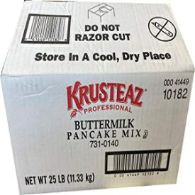 Krusteaz プロフェッショナル バターミルク パンケーキ ミックス 25 ポンド (バルク 25 ポンド) Krusteaz Professional Buttermilk Pancake Mix 25 Pound ( Bulk 25 LB )