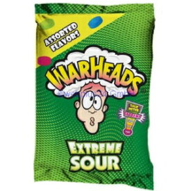 WARHEADS エクストリーム サワー ハード キャンディ 各 1 オンス (1 パック 12 個) WARHEADS EXTREME SOUR HARD CANDY 1 oz Each ( 12 in a Pack )
