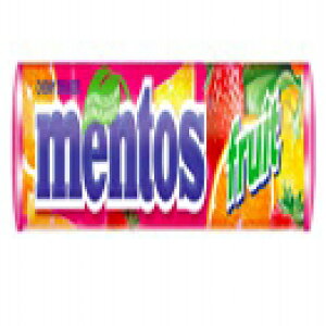 天然フレーバーのメントスフルーツ噛み応えのあるキャンディー 40 パック 40 Packs of Mentos Fruit Chewy Candy with Natural Flavours