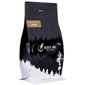 Decaf Coffee Beans Whole, Medium Dark Roast by Black Ink Coffee Company | Enjoy a 12 Oz. Bag of Swiss Water Process Decaf Coffee | Try Our Freshly Roasted, Single Origin, Colombian Swiss Water Decaf Coffee