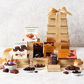 ゴディバ ディライツ ゴディバ チョコレート ホリデー ギフト タワー Organics Godiva Delights Godiva Chocolate Holiday Gift Tower