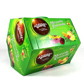 ポーランドの有名なキャンディー、ミエザンカ クラコウスカ、チョコレート入りフルーツ ゼリー、ビッグ ギフト ボックス 2.8 kg | 6.17ポンド Polish Famous Candies, Mieszanka Krakowska, Fruit Jelly in Chocolate, Big Gift Box 2.8 kg | 6