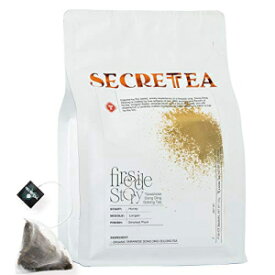 T SECRETEA Oolong Tea Bags, Taiwan Dong Ding 100% Organic, Hand Crafted, Powerful Antioxidant And Biodegradable, 40 Count Unwrapped Sachets