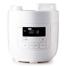 siroca 電気圧力鍋 SP-D121(W) (WHITE)【日本国内正規品】 siroca Electric Pressure Cooker SP-D121(W) (WHITE)【Japan Domestic genuine products】