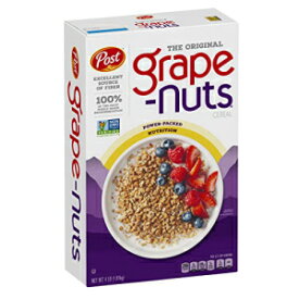 ポスト グレープ ナッツ オリジナル非遺伝子組み換えシリアル、64 オンス ボックス (8 個パック) Post Grape Nuts The Original Non Gmo Cereal, 64 oz Box (Pack of 8)
