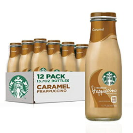 スターバックス フラペチーノ コーヒー ドリンク、キャラメル、405.2ml ボトル (12팩) Starbucks - RTD Coffee Starbucks Frappuccino Coffee Drink, Caramel, 13.7 fl oz Bottles (12 Pack)