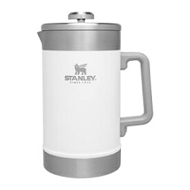 スタンレー ヘリテージ オールインワン、ボイル + ブリューワー フレンチ プレス、コーヒー、紅茶、スープ用、コンパクト BPA フリー コーヒー プレス 1360.8g Stanley Heritage All-In-One, Boil + Brewer French Press for Coffee, Tea or Soup