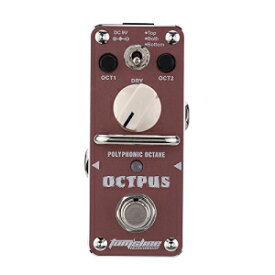 AROMA エレキギターエフェクトペダル ミニシングルエフェクト トゥルーバイパス付き (Octpus) AROMA Electric Guitar Effect Pedal Mini Single Effect with True Bypass (Octpus)