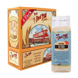 Bob's Red Mill シリアル オーツブラン、18 オンス (4 個パック) Bob's Red Mill Cereal Oat Bran, 18-Ounce (Pack of 4)