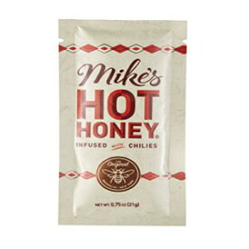 マイクズ ホット ハニー 0.75 オンス スクイーズ パック (12 パック) スパイシーで甘い、持続可能な方法で調達された 100% 本物の蜂蜜、パレオ & グルテンフリー、ピザ、バーベキューなどに最適です。 Mike's Hot Honey 0.75 oz Squeeze Pack (12