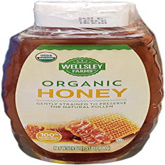 Wellsley Farms オーガニックハニー、3 パック/24 オンス 正味重量 72 オンス () Wellsley Farms Organic Honey 3 Pk./24 Oz. Net Wt 72 Oz ()のサムネイル