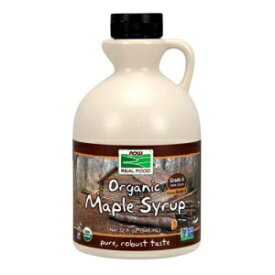 Now Foods メープルシロップ オーガニック グレード B、グレード B 32 オンス (3 個パック) Now Foods Maple Syrup Organic Grade B, Grade B 32 oz (Pack of 3)