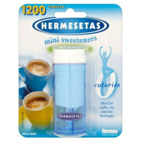 ヘルセタス ミニ甘味料 (1 パックあたり 1200) - 2 個パック Hermesetas Mini Sweeteners (1200 per pack) - Pack of 2