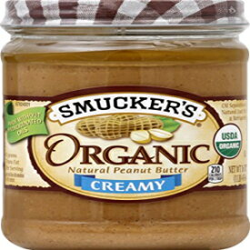 Smucker's オーガニック クリーミー ピーナッツ バター、16 オンス Smucker's Organic Creamy Peanut Butter, 16 oz