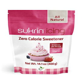 スクリンアイシング（メリス）-400 Gオールナチュラル粉砂糖代替品（6パック） Sukrin Icing (Melis) - 400 G All Natural Powdered Sugar Substitute (6 Pack)