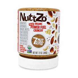 ナッツォパワーフューエルカリカリ、オーガニック12オンス（6パック） NuttZo Power Fuel Crunchy, Organic 12 Ounce (Pack of 6)