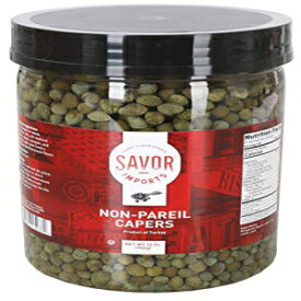 Savor Imports ノンパレイユ ケイパー、32 オンス -- 1 ケースあたり 6 個。 Savor Imports Non Pareil Capers, 32 Ounce -- 6 per case.