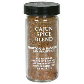 Morton & Bassett ケイジャン シーズニング、1.7 オンス ジャー (3 個パック) Morton & Bassett Cajun Seasoning, 1.7-Ounce Jars (Pack of 3)