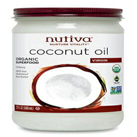 Nutiva オーガニック バージン ココナッツ オイル、23 オンス Nutiva Organic Virgin Coconut Oil, 23 Ounce