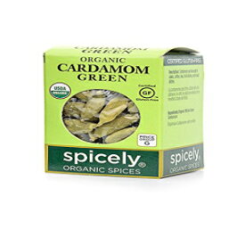 SPICELY オーガニック グリーン カルダモン、0.2 オンス SPICELY Organic Green Cardamom, 0.2 OZ