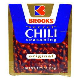 Brooks シークレットチリシーズニング、オリジナル、1.25 オンスパケット (5 パック) Brooks Secret Chili Seasoning, Original, 1.25-Ounce Packets (5 Pack)