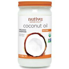 Nutiva, オーガニック ココナッツ オイル、精製、23 fl oz (680 ml)(2 個パック) Nutiva, Organic Coconut Oil, Refined, 23 fl oz (680 ml)(pack of 2)