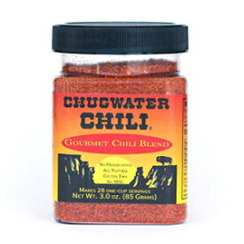 Chugwater Chili | Gourmet Chili Seasoning Mix & Taco Seasoning | 3oz Tub | Wyoming State Championship Chili Recipe | Secret Blend 12 Spices | All Natural, Gluten Free, No MSG & No Preservatives.