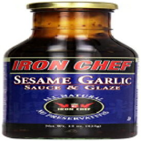 アイアンシェフセサミガーリックソース、15オンス Iron Chef Sesame Garlic Sauce, 15 oz