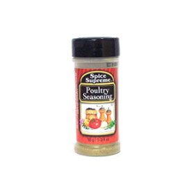鶏肉調味料-1.75オンス（スパイスシュプリーム） Poultry Seasoning - 1.75 oz,(Spice Supreme)