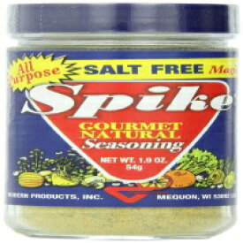 スパイクグルメ天然調味料、無塩、1.9オンス（6個パック） Spike Gourmet Natural Seasoning, Salt Free, 1.9 Ounce (Pack of 6)