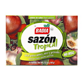 Badia Sazon トロピカル、3.52 オンス (15 個パック) Badia Sazon Tropical, 3.52 Ounce (Pack of 15)
