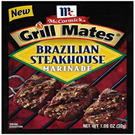 マコーミック グリル メイツ ブラジリアン ステーキハウス マリネ、1.06 オンス (パック - 3) McCormick Grill Mates Brazilian Steakhouse Marinade, 1.06 OZ (Pack - 3)