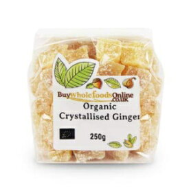 Whole Foods オーガニック結晶化ジンジャー (250g) を購入する Buy Whole Foods Organic Crystallised Ginger (250g)