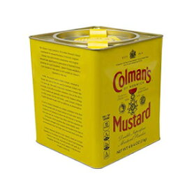 Colman's ダブルスーパーファインマスタードパウダー、4ポンド6オンス缶 Colman's Double Superfine Mustard Powder, 4 Pound 6 Ounce Tin