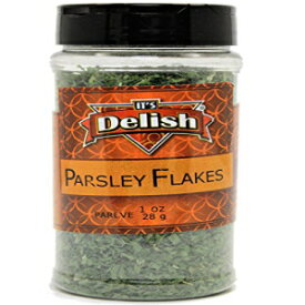 そのデリッシュ、1オンスによる乾燥パセリフレーク。ミディアムジャー Dried Parsley Flakes by Its Delish, 1 Oz. Medium Jar