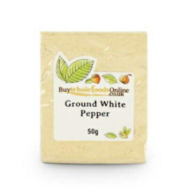 Buy Whole Foods Pepper White Ground (50g)